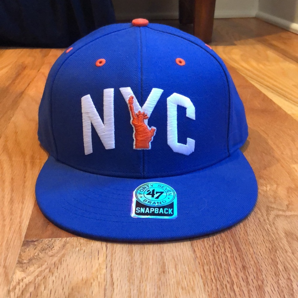 NYC Vintage Statue of Liberty Snapback Hat - Picture 2 of 8